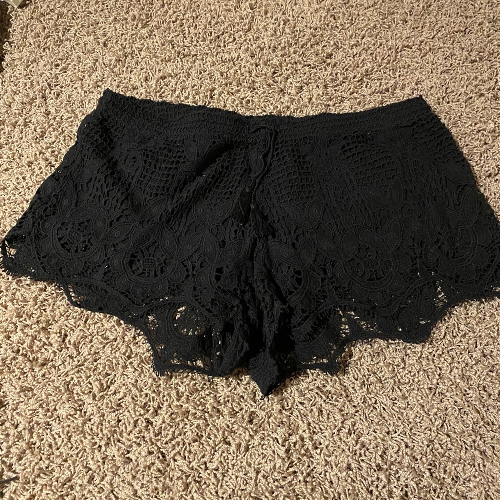 Express lace shorts